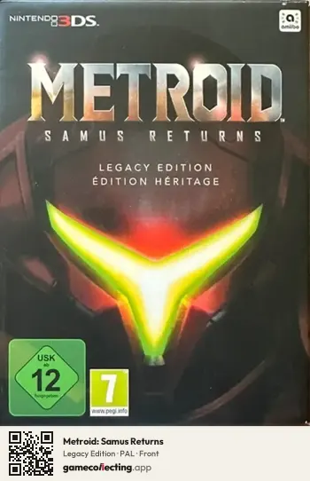 Metroid: Samus Returns Nintendo 3DS, PAL box front