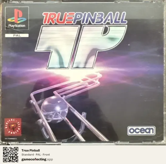 True Pinball PlayStation, PAL box front