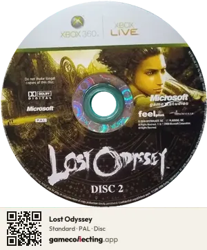 Lost Odyssey Xbox 360, PAL disc