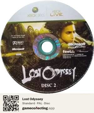 Lost Odyssey Xbox 360, PAL disc