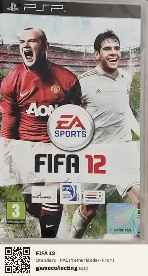 FIFA 12 PlayStation Portable, Netherlands box front