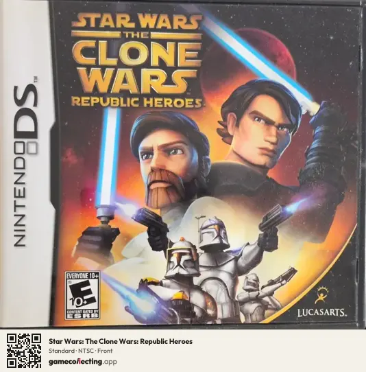 Star Wars: The Clone Wars: Republic Heroes Nintendo DS, NTSC box front