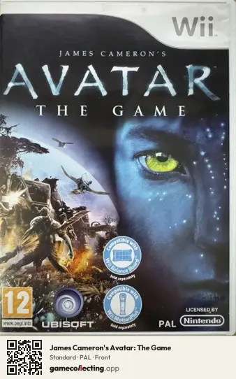 James Cameron's Avatar: The Game Nintendo Wii, PAL box front