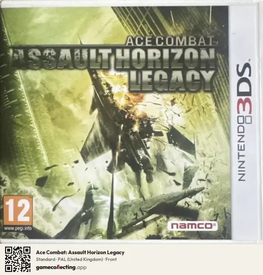 Ace Combat: Assault Horizon Legacy Nintendo 3DS, United Kingdom box front