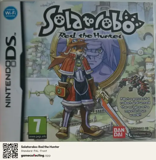 Solatorobo: Red the Hunter Nintendo DS, PAL box front