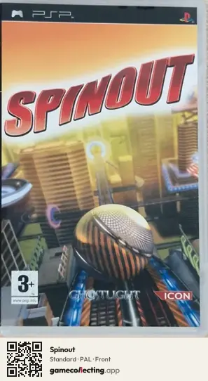 Spinout PlayStation Portable, PAL box front