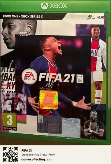 FIFA 21 Xbox One, Italy box front
