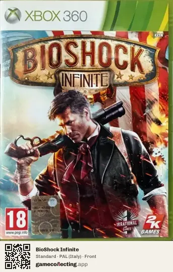BioShock Infinite Xbox 360, Italy box front