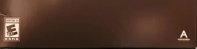 Outer Wilds, the ESRB box on its front