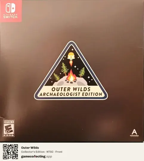 Outer Wilds Nintendo Switch, NTSC box front