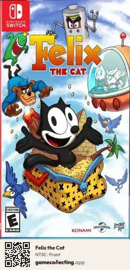 Felix the Cat Nintendo Switch, NTSC box front