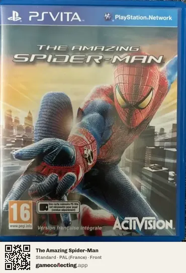 The Amazing Spider-Man PlayStation Vita, France box front