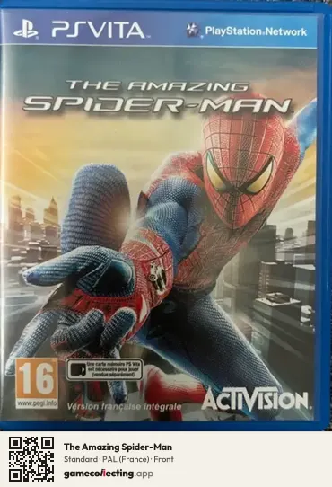The Amazing Spider-Man PlayStation Vita, France box front
