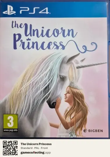 The Unicorn Princess PlayStation 4, PAL box front