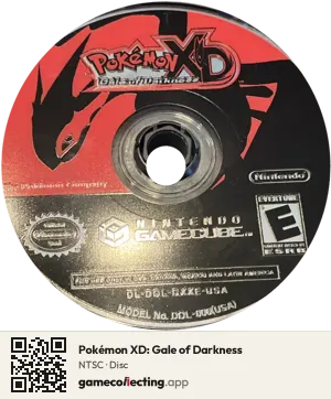 Pokémon XD: Gale of Darkness Nintendo GameCube, NTSC disc
