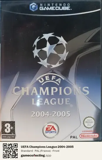UEFA Champions League 2004-2005 Nintendo GameCube, France box front