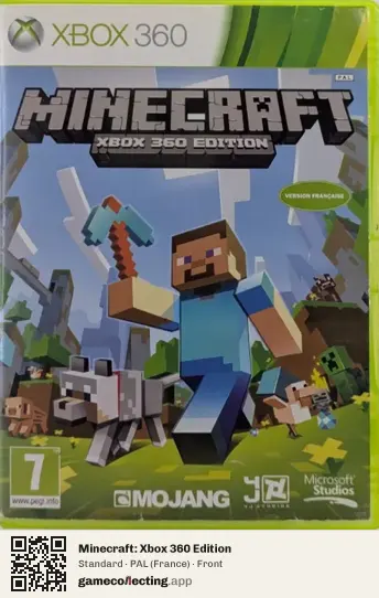 Minecraft: Xbox 360 Edition Xbox 360, France box front