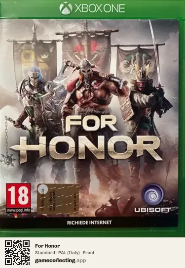 For Honor Xbox One, Italy box front