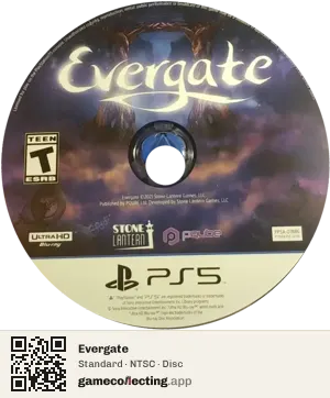 Evergate PlayStation 5, NTSC disc