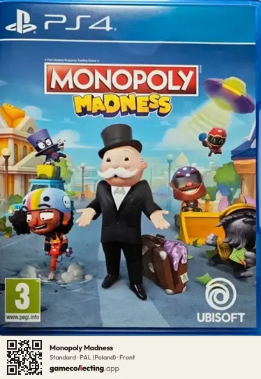 Monopoly Madness PlayStation 4, Poland box front