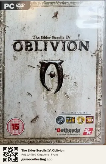 The Elder Scrolls IV: Oblivion Computer, United Kingdom box front