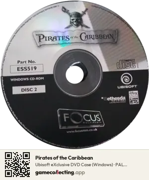 Pirates of the Caribbean Computer, PAL disc