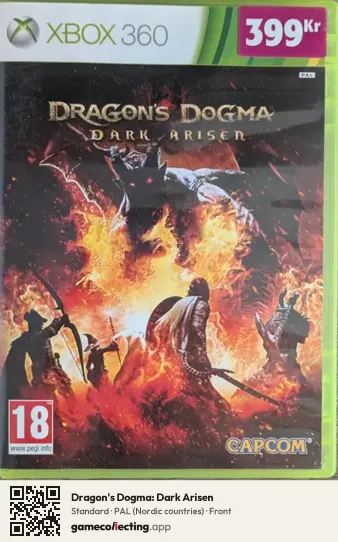 Dragon's Dogma: Dark Arisen Xbox 360, Nordic countries box front