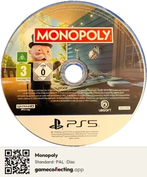 Monopoly PlayStation 5, PAL disc