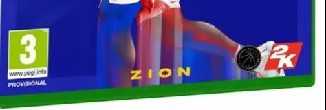 NBA 2K21, the PEGI square on its front
