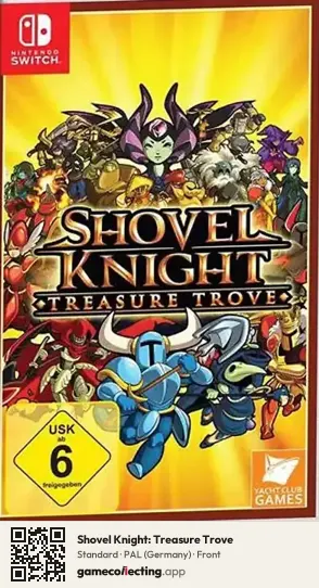 Shovel Knight: Treasure Trove Nintendo Switch, Germany box front