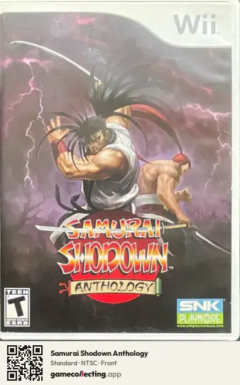 Samurai Shodown Anthology Nintendo Wii, NTSC box front