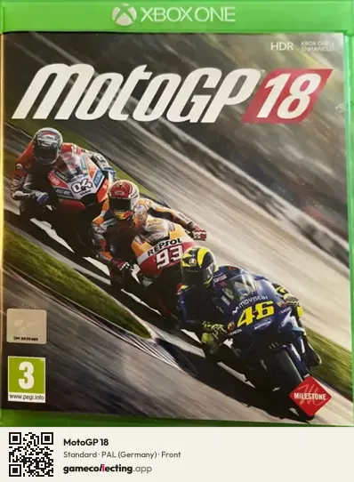 MotoGP 18 Xbox One, Germany box front