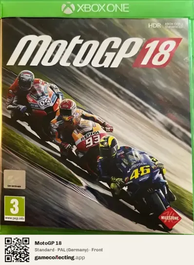 MotoGP 18 Xbox One, Germany box front