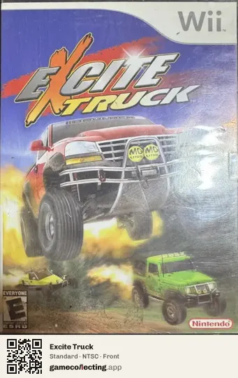 Excite Truck Nintendo Wii, NTSC box front