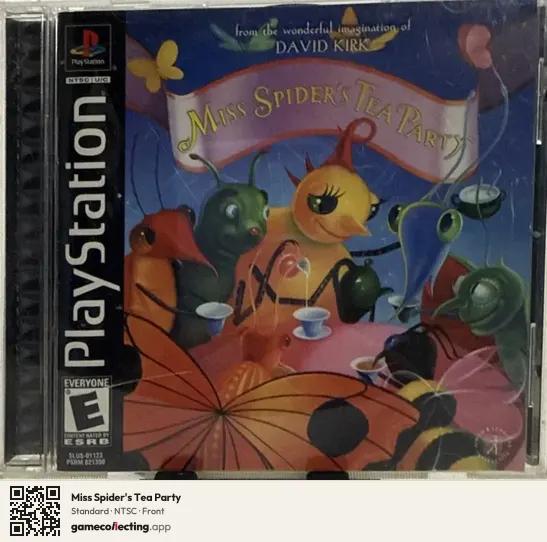 Miss Spider's Tea Party PlayStation, NTSC box front