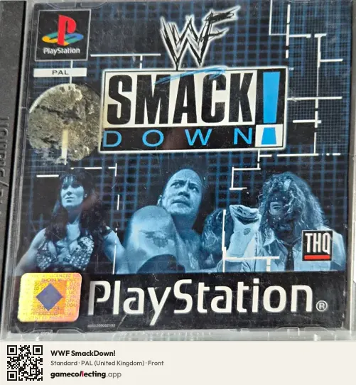 WWF SmackDown! PlayStation, United Kingdom box front
