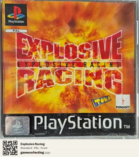 Explosive Racing PlayStation, PAL box front