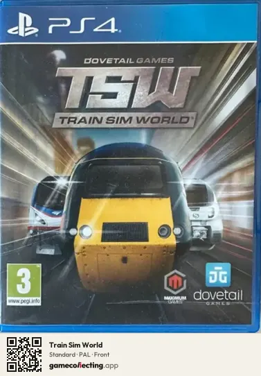 Train Sim World PlayStation 4, PAL box front