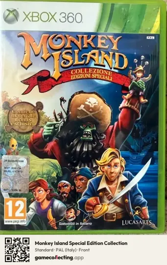 Monkey Island Special Edition Collection Xbox 360, Italy box front