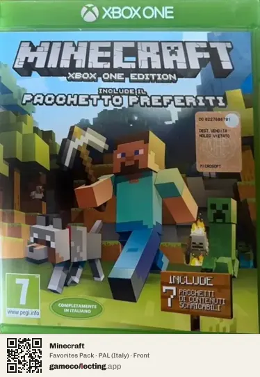 Minecraft Xbox One, Italy box front