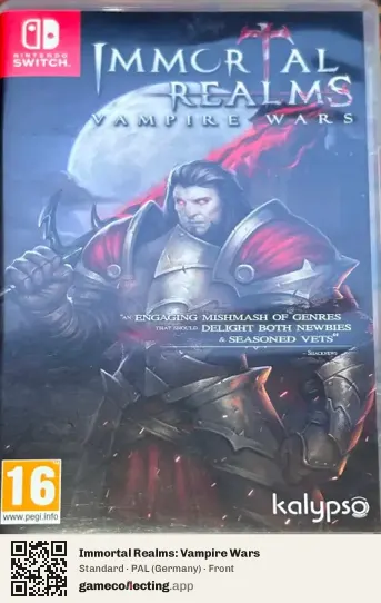 Immortal Realms: Vampire Wars Nintendo Switch, Germany box front