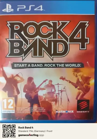 Rock Band 4 PlayStation 4, Germany box front