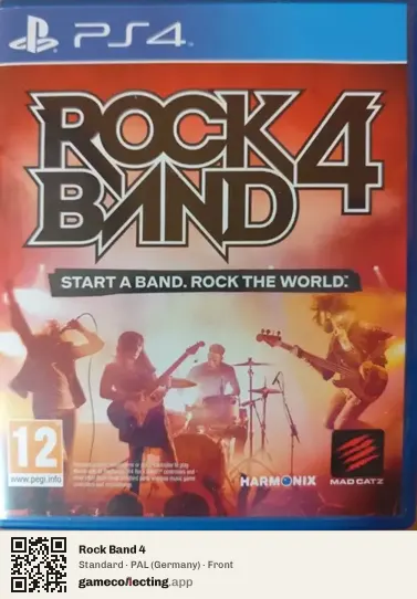 Rock Band 4 PlayStation 4, Germany box front