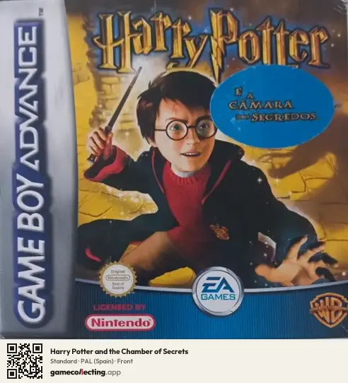 Harry Potter and the Chamber of Secrets Game Boy Advance, Spain box front