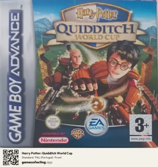 Harry Potter: Quidditch World Cup Game Boy Advance, Portugal box front