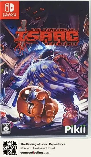 The Binding of Isaac: Repentance Nintendo Switch, Japan box front