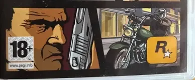 Grand Theft Auto: Liberty City Stories, the PEGI square on its front