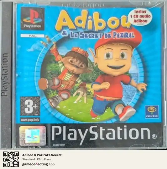 Adiboo & Paziral's Secret PlayStation, PAL box front