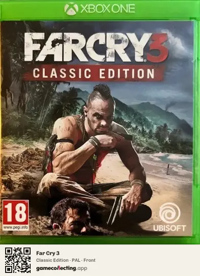 Far Cry 3 Xbox One, PAL box front