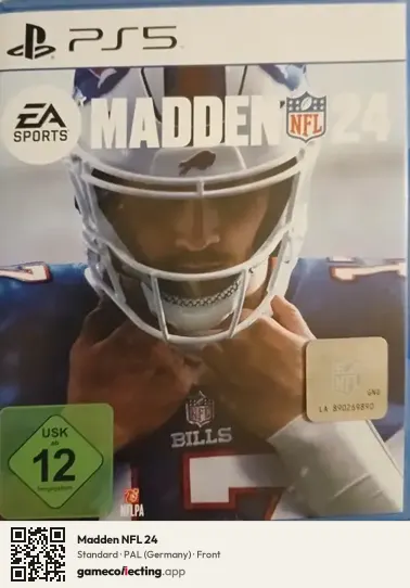Madden NFL 24 PlayStation 5, Germany box front